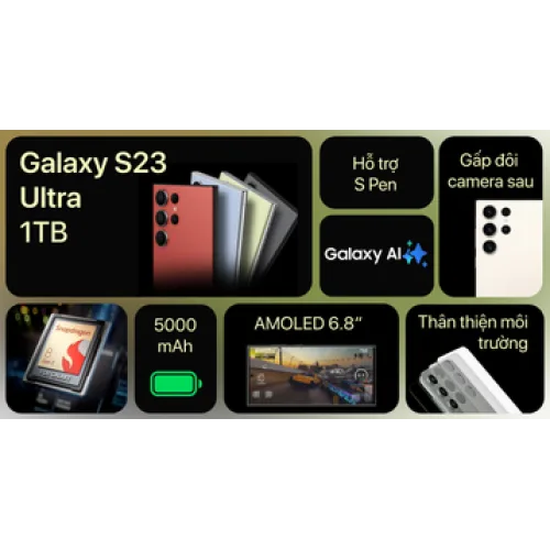 Samsung Galaxy S23 Ultra 12GB/1TB Chính Hãng