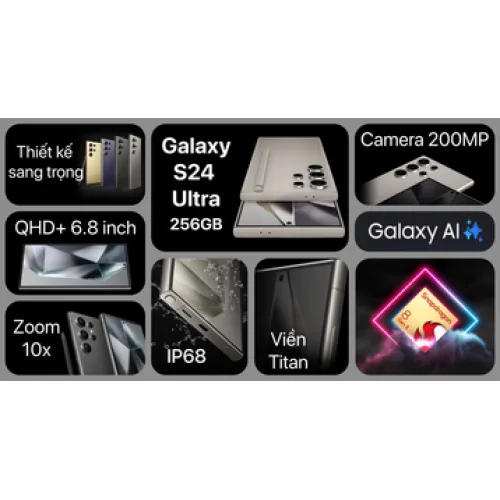 Samsung Galaxy S24 Ultra 256GB Chính Hãng