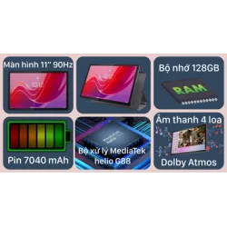 Máy tính bảng Lenovo Tab M11 WiFi (8GB/128GB) Kèm Bút