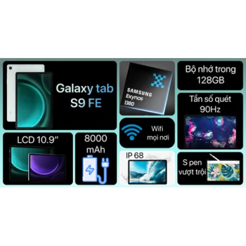 Samsung Galaxy Tab S9 FE WiFi (6GB/128GB) Chính Hãng