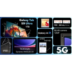 Samsung Galaxy Tab S9 Ultra 5G (12GB/1TB) Chính Hãng