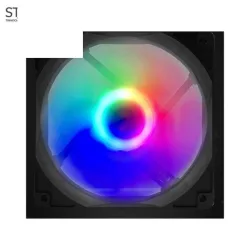 Quạt tản nhiệt PC Jetek JQC-120I | Fan lẻ 120mm, RGB, Đen