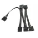 Cáp Chia Nguồn Ổ Cứng HDD-SSD (Từ 4-Pin ra 5 Sata) - 2